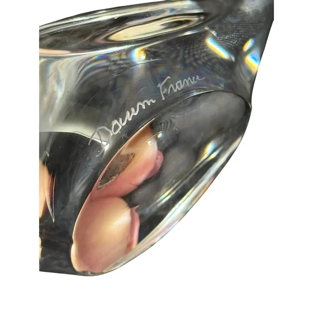 Dawn France Signed Glass Bird Sculpture - 2.5